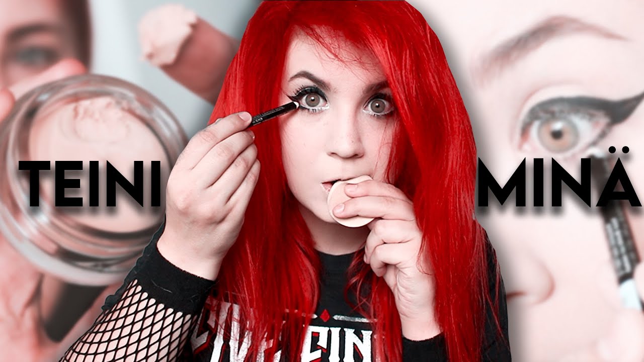 Miten laittauduin yläasteella | EMO WANNABE