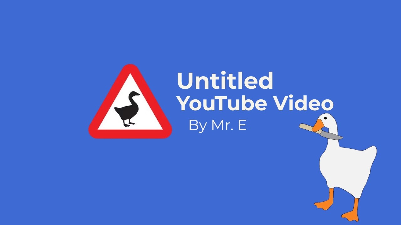 H O N K | Untitled Goose Game