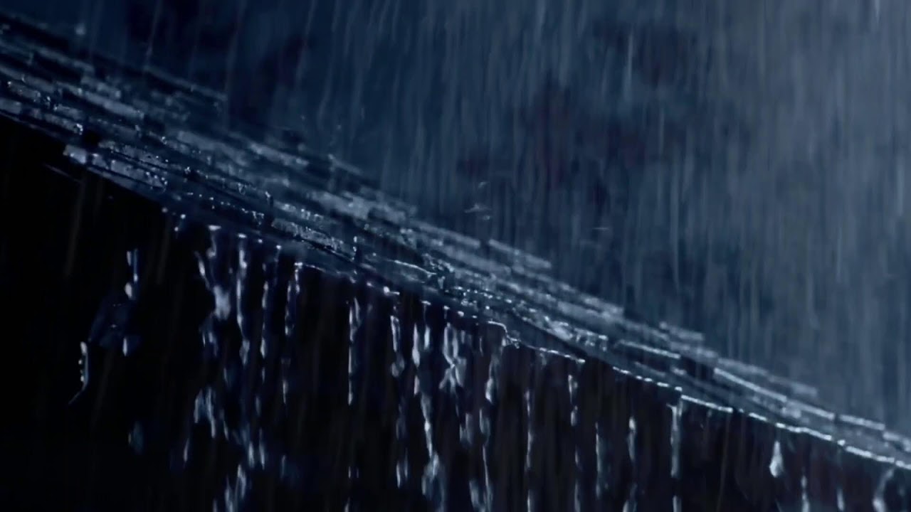 Deep Night Rain Sounds on a Metal Cabin Roof | Instant Calm for Sleep