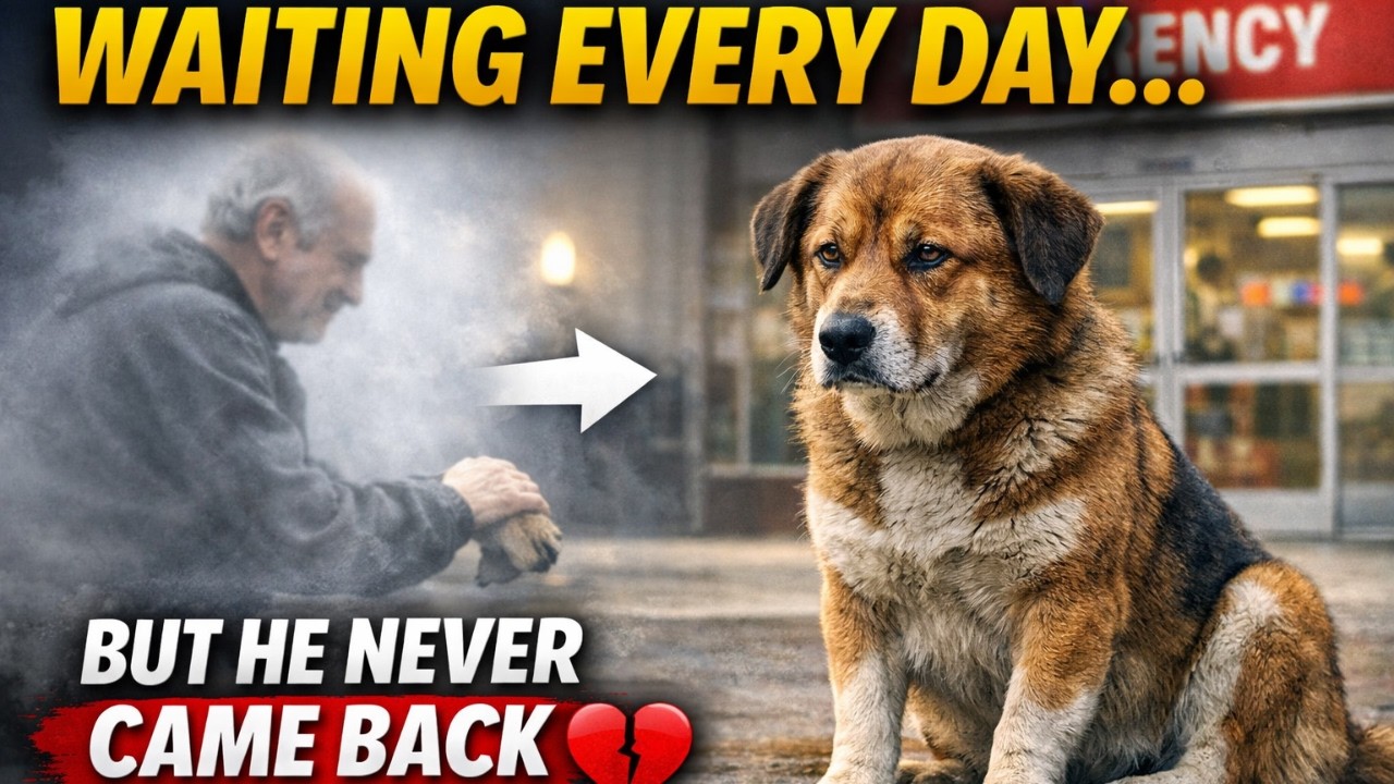 The Dog Who Waited at the Hospital Every Day