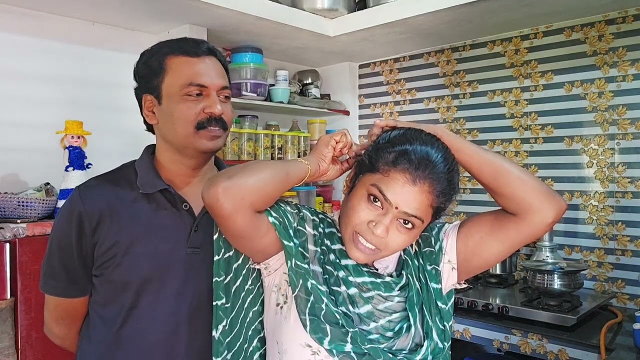 மேல் தளம் கான்கிரீட்...❤️❤️@santha7469 #couplegoal #funny #comedy #comedyvideo 