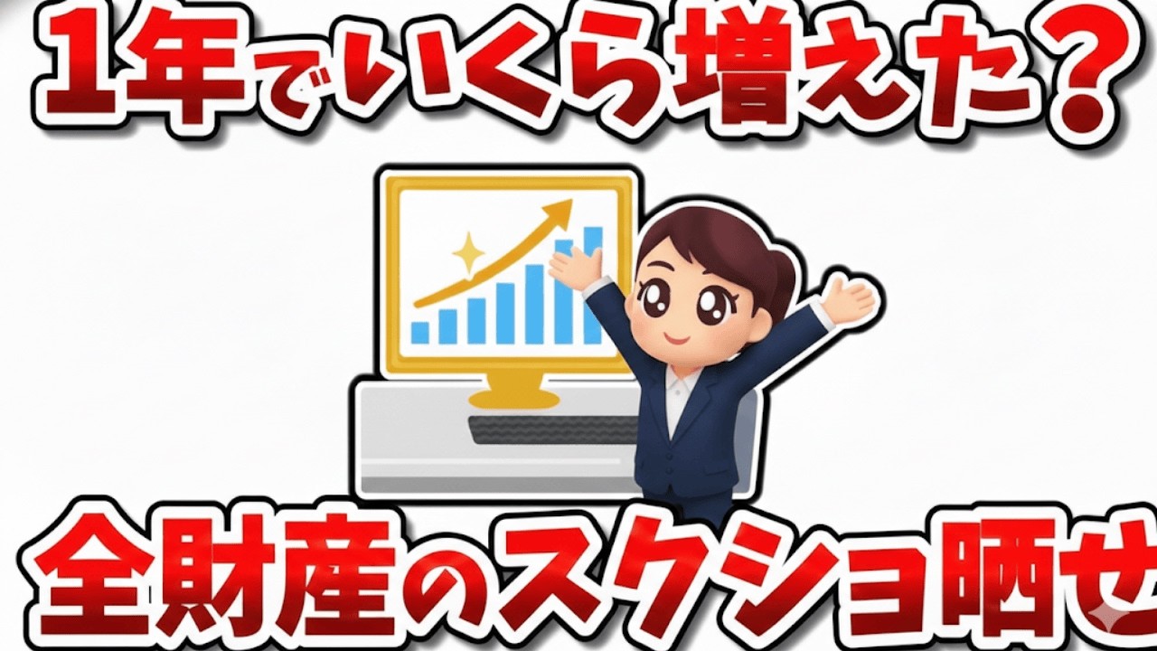 【ガチ晒し】1年で資産いくら増えた？通帳と証券口座を全公開して報告し合うスレ【2chお金まとめ】|資産を守る経済の話