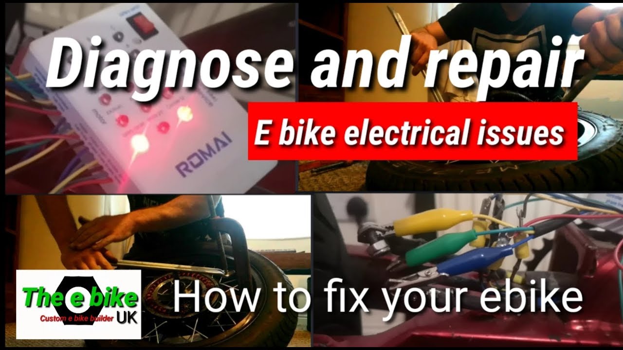 How to diagnose and repair ebike electrical issues |hall sensors | qs hub motor | romai ebike test |