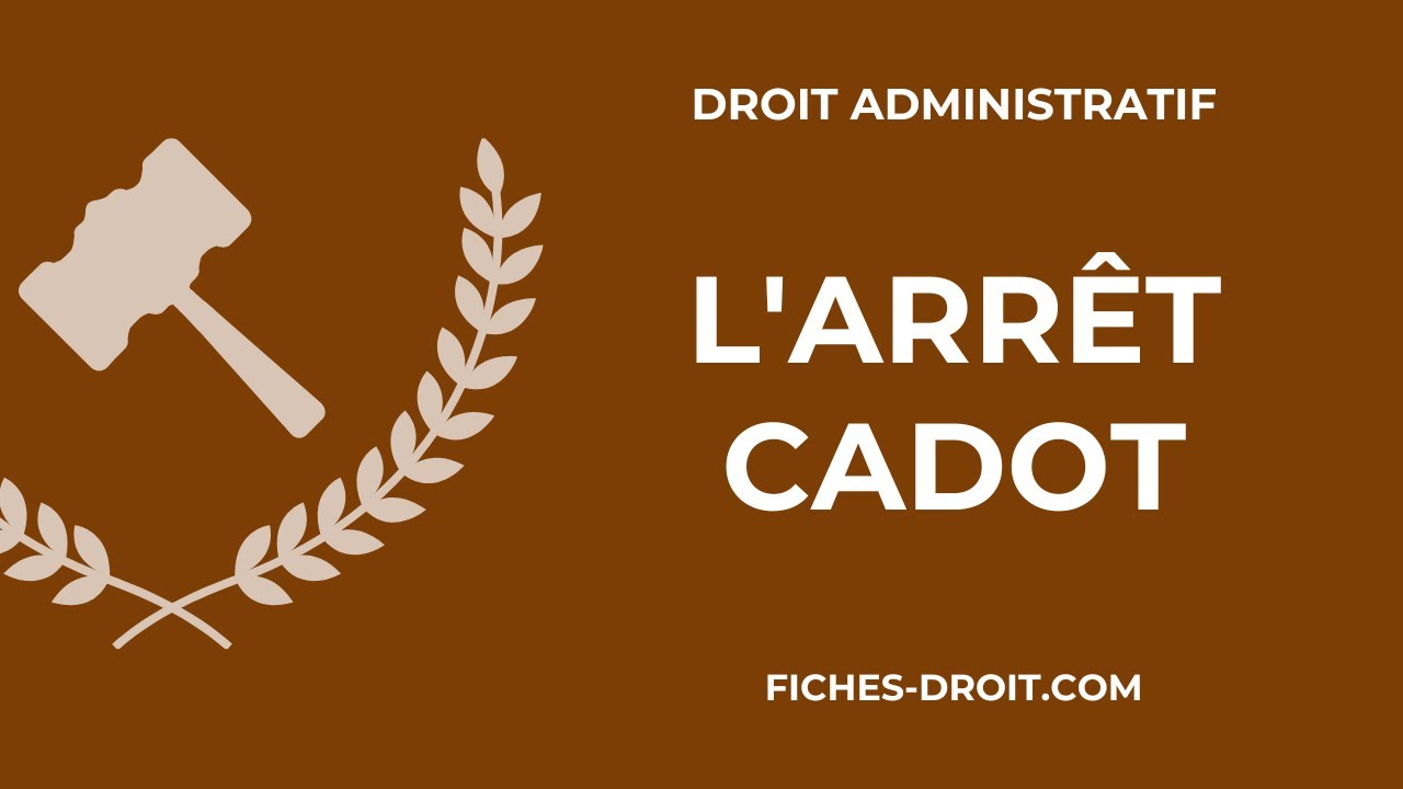 L&rsquo;arr&ecirc;t Cadot du 13 d&eacute;cembre 1889