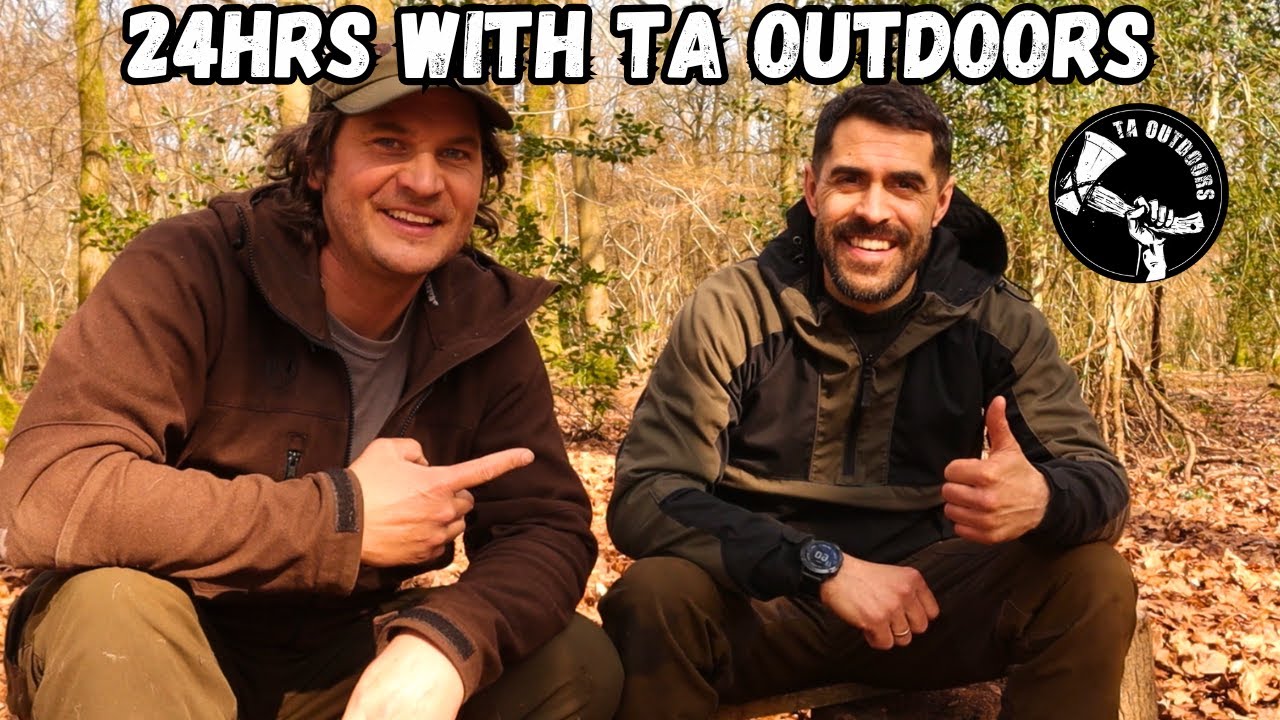 I spent 24hours with Mike from TA Outdoors - Woodland Camping | Foraging & Cooking over Fire