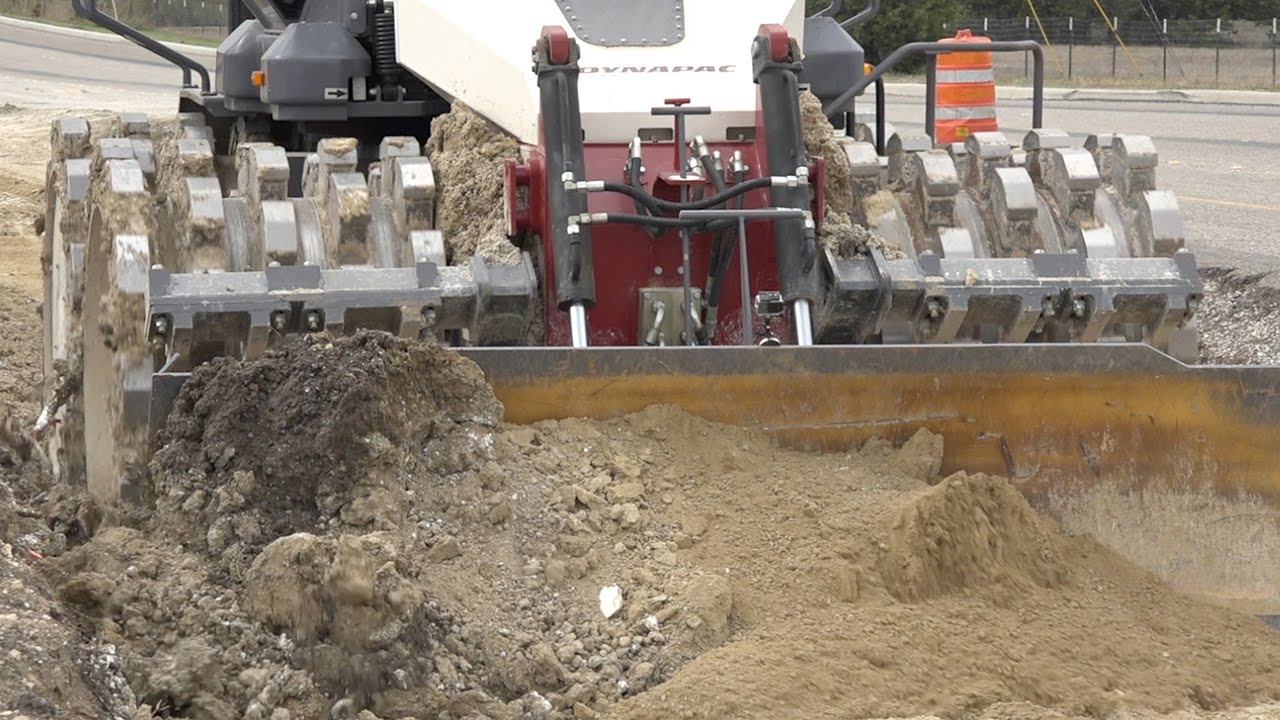 See the Dynapac CT3000 Tamping Compactor in Action - Central Texas Equipment