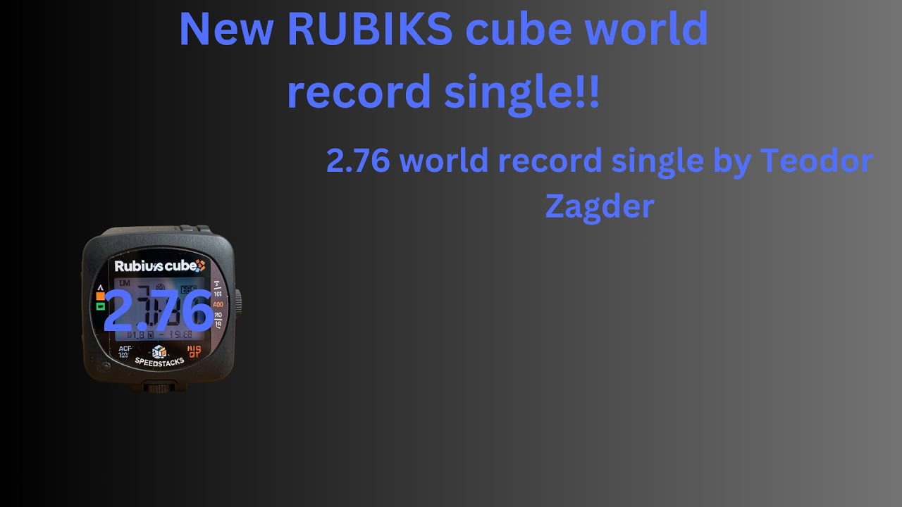 Reconstruction and thoughts on the new world record single 2.76