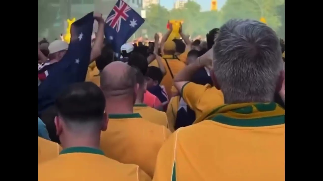 Australian World Cup fans were caught chanting: