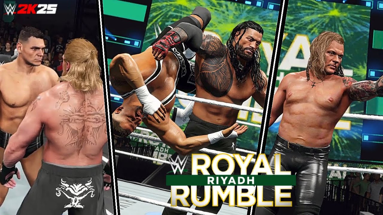 WWE 2K25: Men's Royal Rumble match 2026 Prediction Highlights!