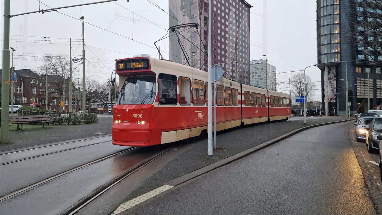 HTM tram 12 Station Den Haag Hollands Spoor - Duindorp | BN GTL8 3098 | 2023