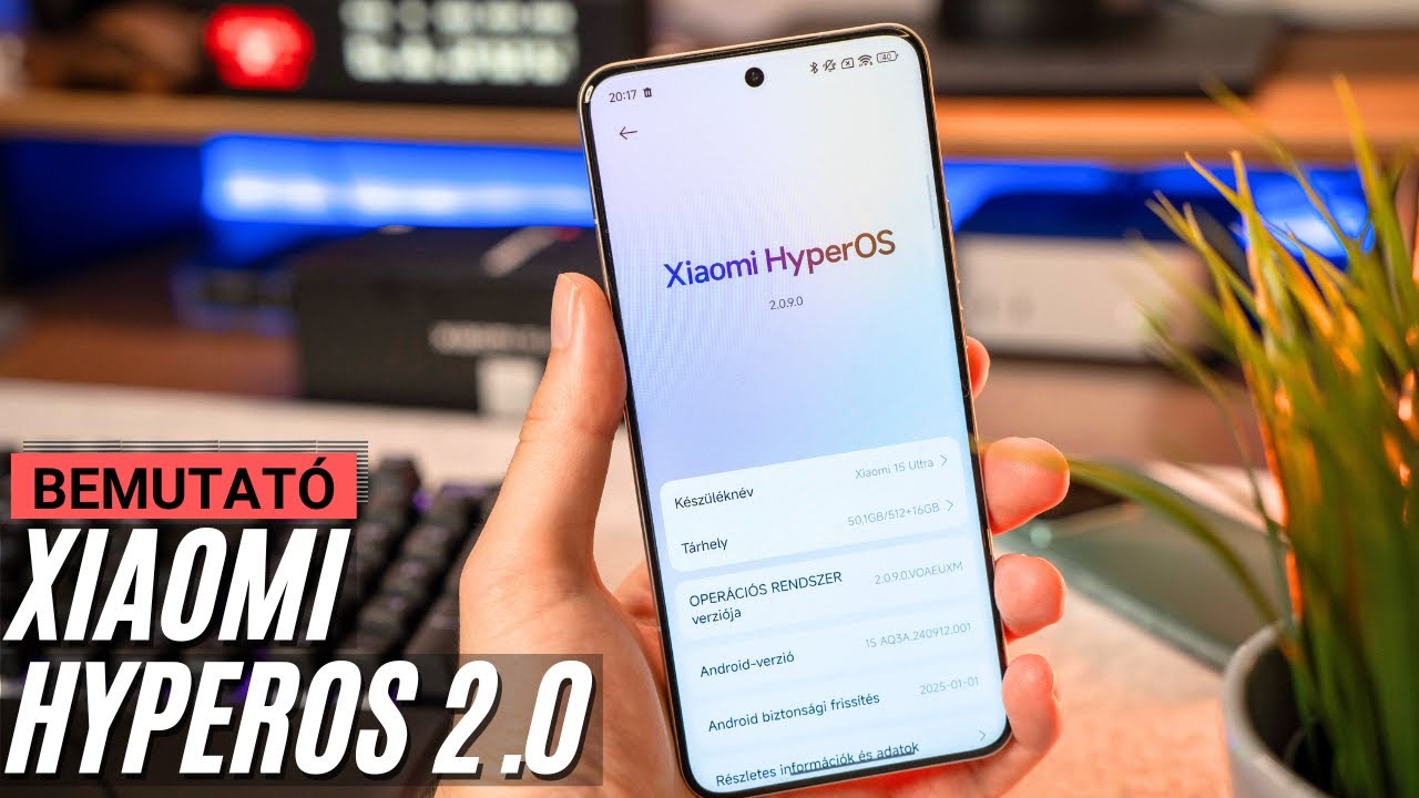 Xiaomi HyperOS 2.0 bemutat&oacute; vide&oacute;