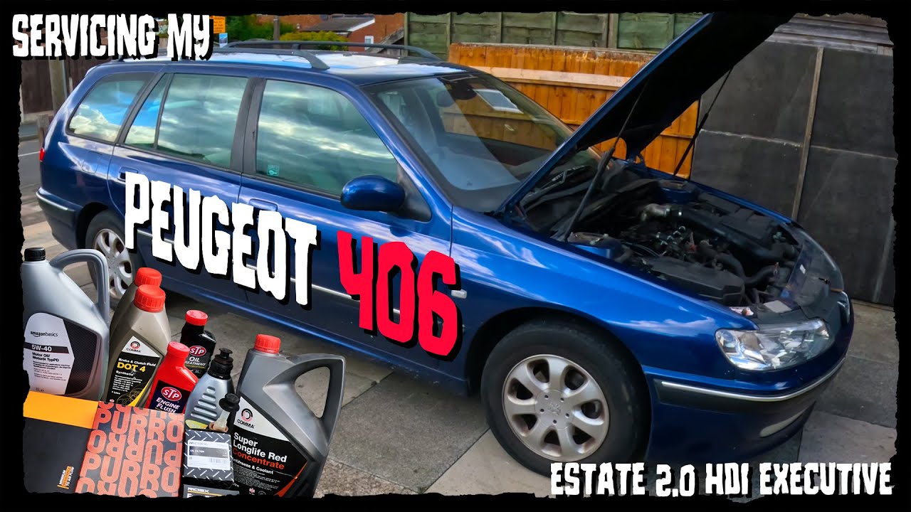 Under the Hood: Peugeot 406 Executive gets it's first service!