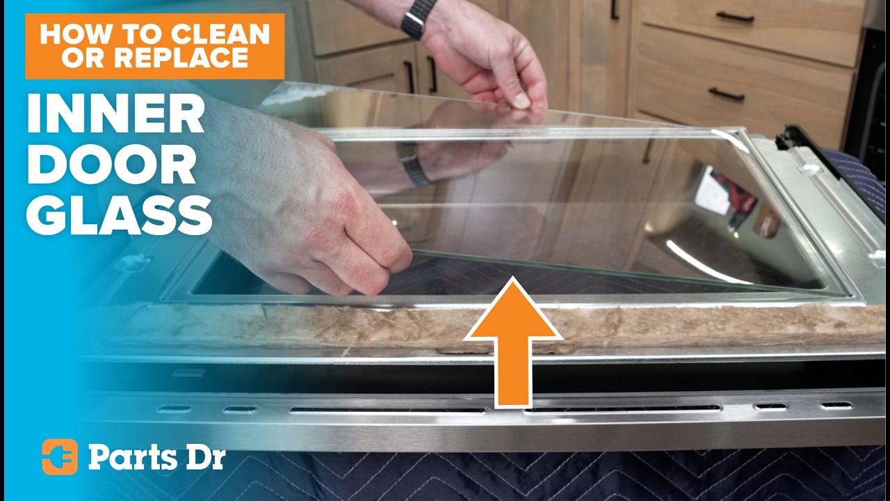 How to Clean or Replace the Inner Door Glass on a Frigidaire Range | 5304538352 | Parts Dr | DIY