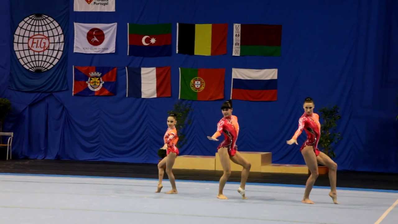 Gymnastics - FIG Acro World Cup Maia 2012 - RUS WG Senior Balance Ekaterina