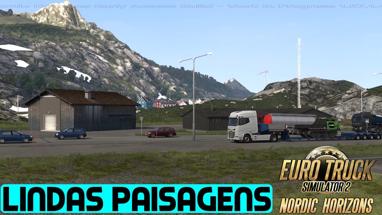 LINDAS PAISAGENS NA 11° GAMEPLAY DA DLC HORIZONTES NÓRDICOS - EURO TRUCK SIMULATOR 2