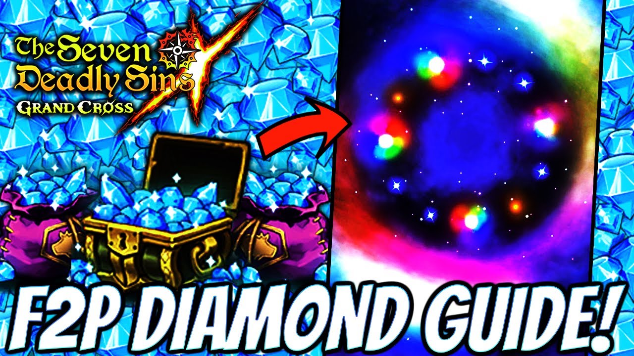 UPDATED* HOW TO GET TONS OF DIAMONDS IN GRAND CROSS F2P!!! (7DS Guide) Seven Deadly Sins Grand Cross