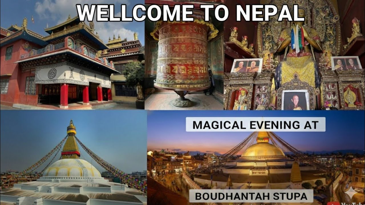🙏Nepal, Pokhara ma Buddhist👌 Stupa (Shanti Stupa) 💥Very good place in Pokhra Nepal..👍👍