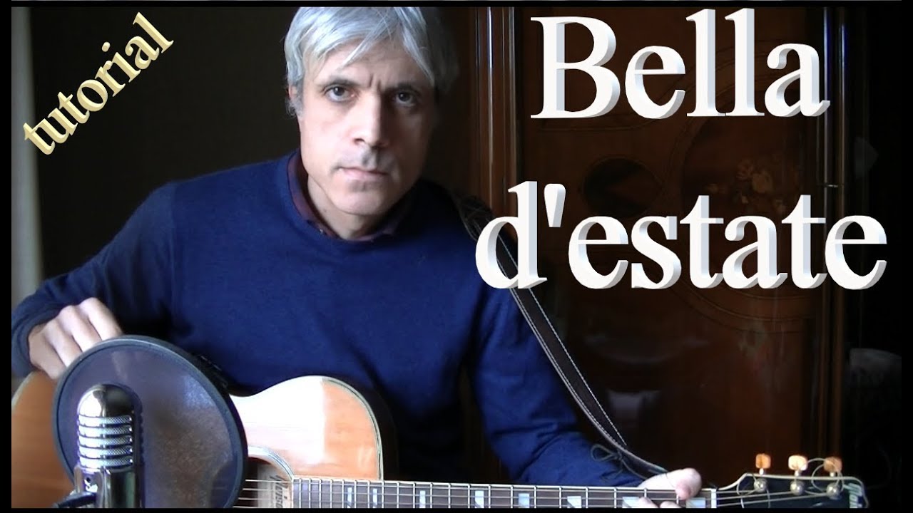 Bella d'estate chitarra - Mango - Tutorial e accordi