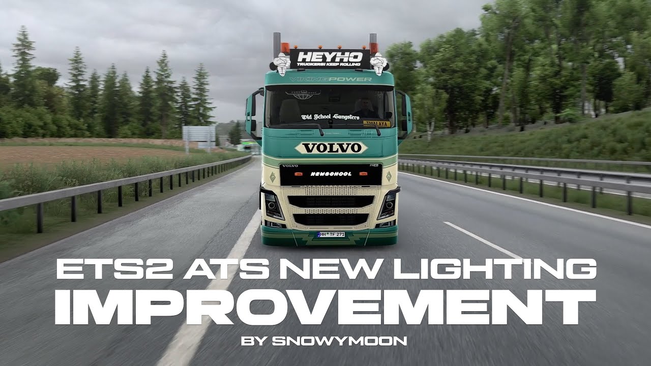 FREE ETS2/ATS Graphics Overhaul! | SnowyMoon Lighting Mod BETA First Look & Install Guide