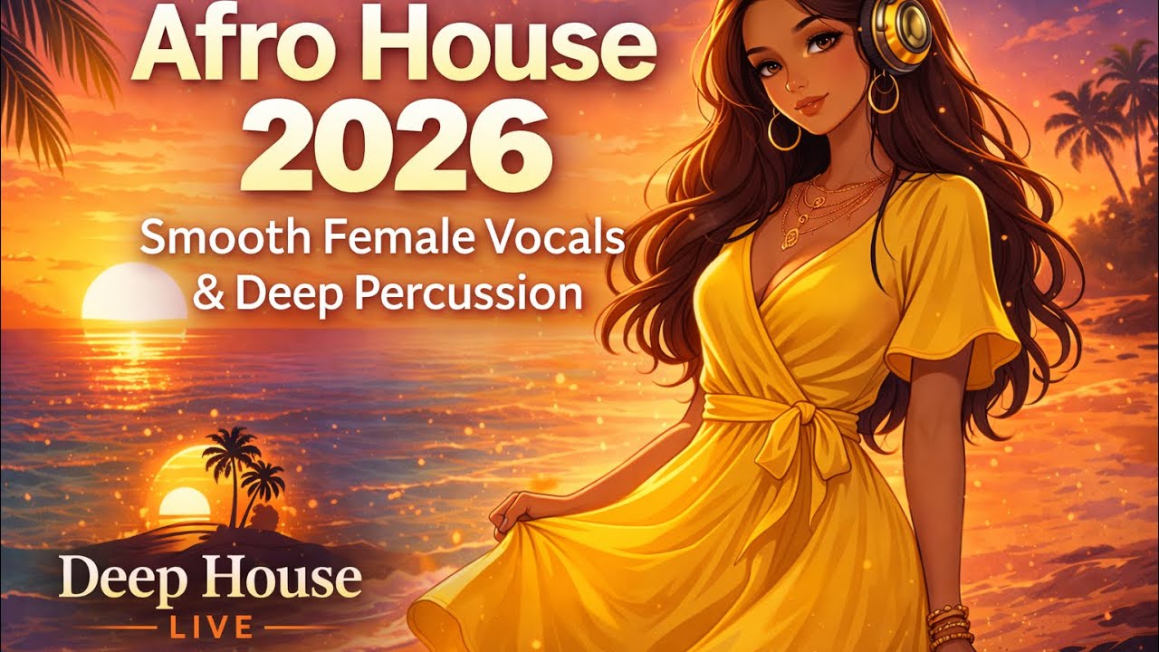 Afro House 2025 – Smooth Female Vocals & Deep Percussion | Deep House Live