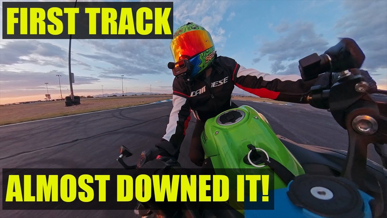 TRACK DAY On A Ninja 650 - First Time Around!