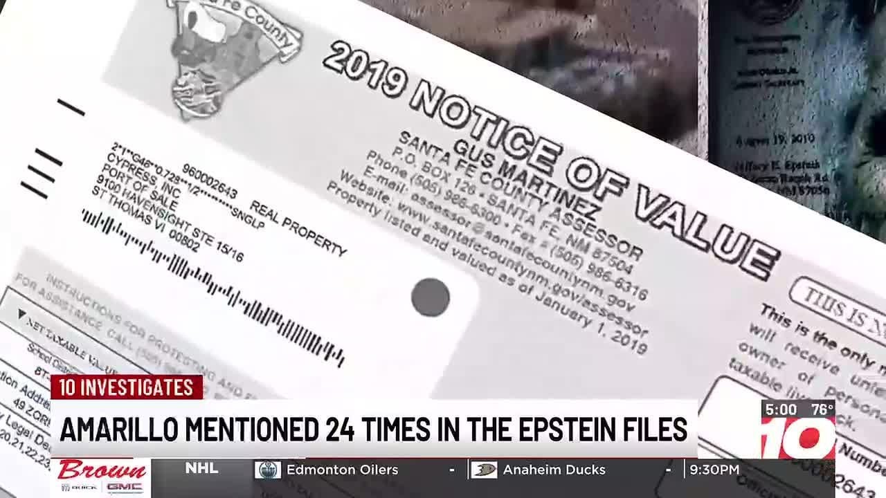 Amarillo’s in the Epstein files