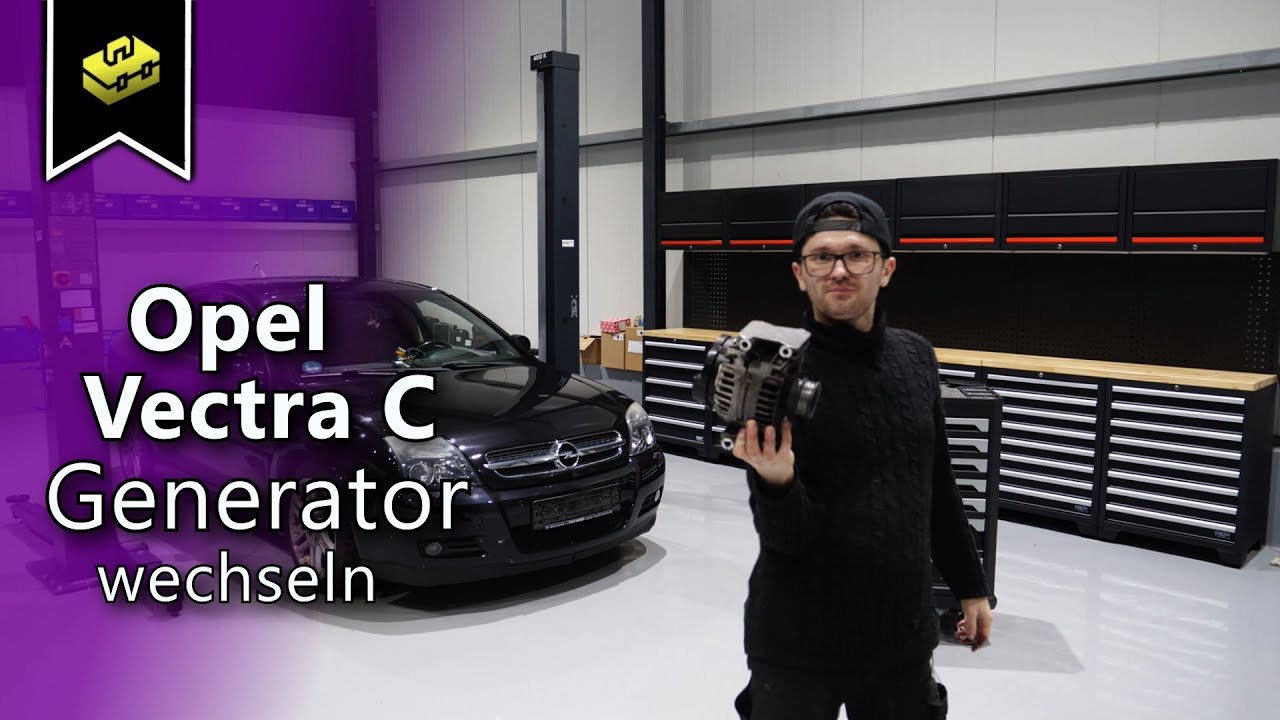 Opel Vectra C Lichtmaschine/Generator wechseln | Opel Vectra C alternator|  Vitjawolf | Tutorial |
