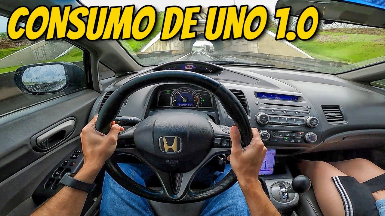 QUANTOS KM POR LITRO O CIVIC FEZ NA VIAGEM ? FIQUEI SURPRESO 😱