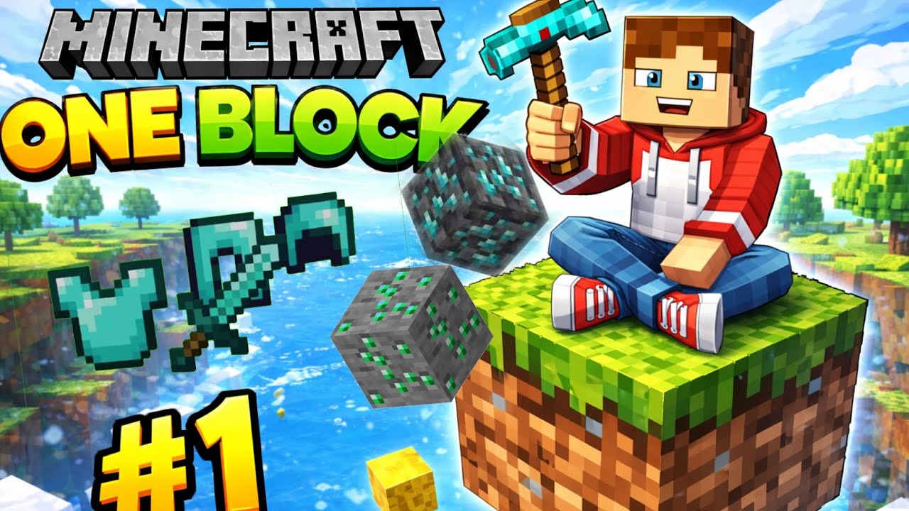 Minecraft one block #1 || #minecraft #gaming 