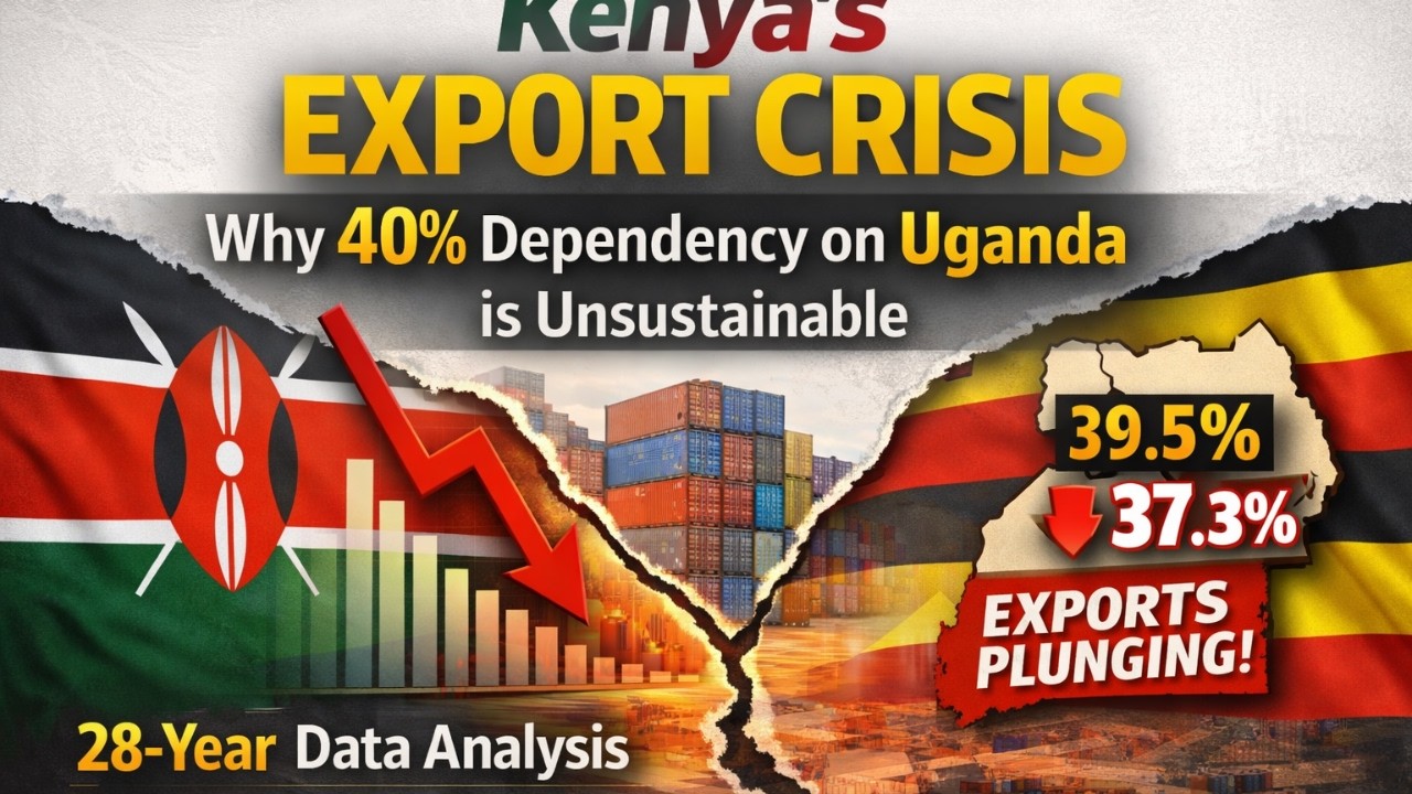 Kenya's Export Crisis: Why 40% Dependency on Uganda is Unsustainable - 28-Year Data Analysis