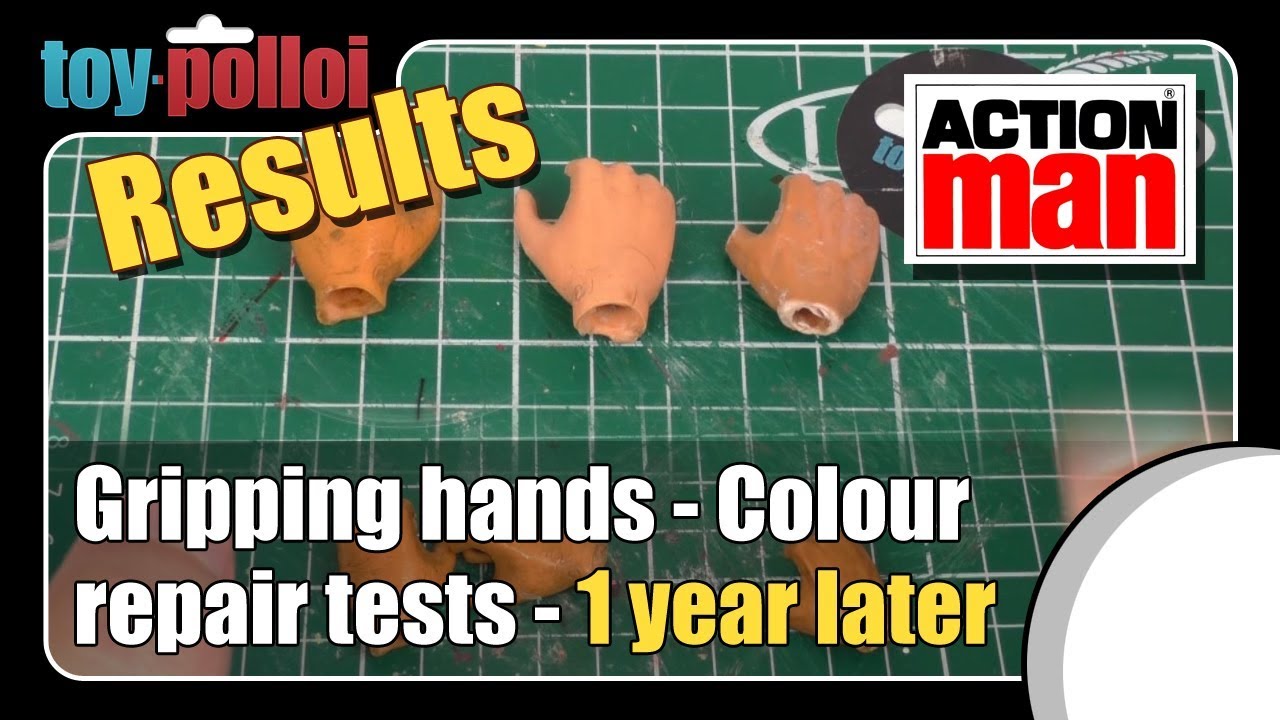 Vintage Action Man - Gripping hands colour Results 2019 - Toy Polloi