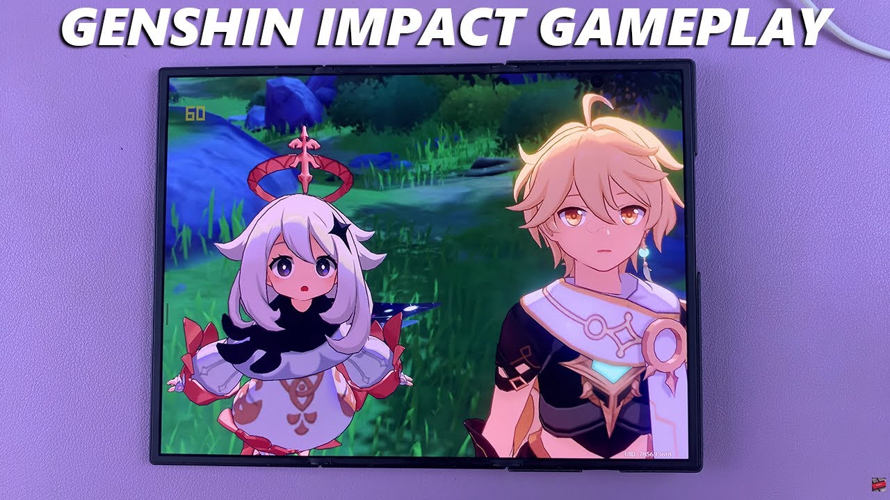 Samsung Galaxy Z TriFold: Genshin Impact Gameplay | Max Graphics