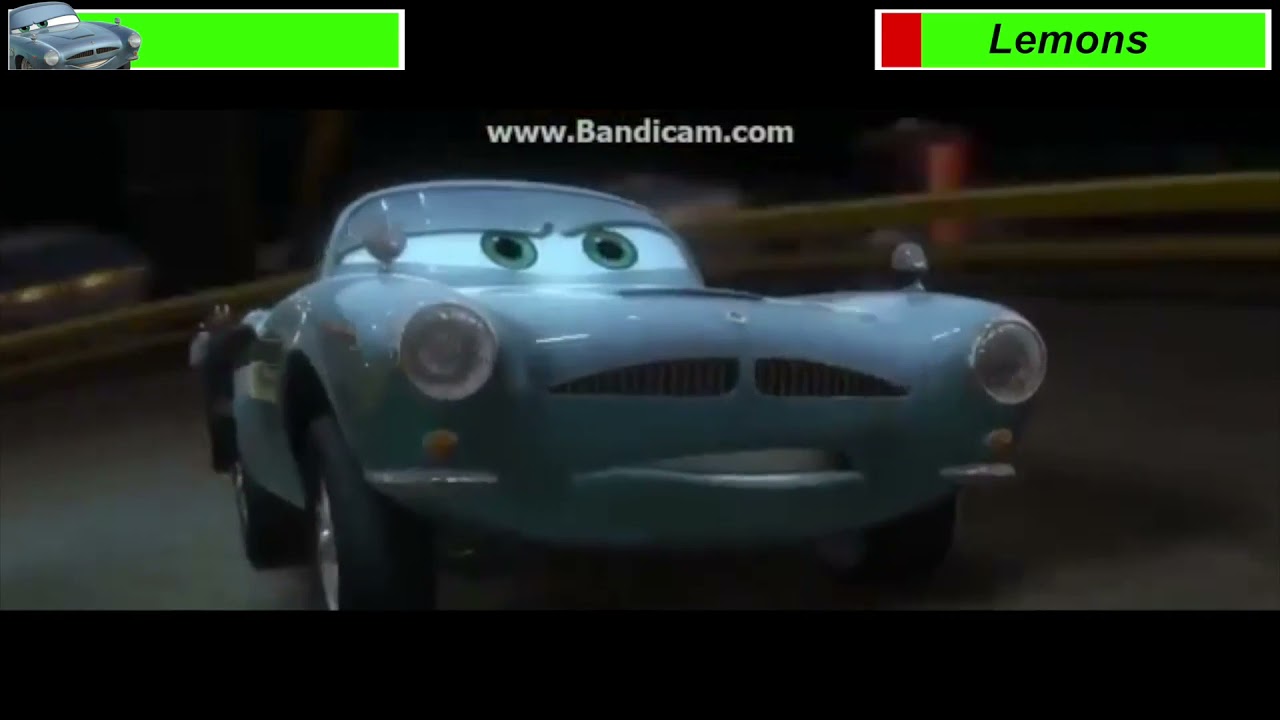 Cars 2 (2011) Oil Rig Chase with healthbars (Edited By 