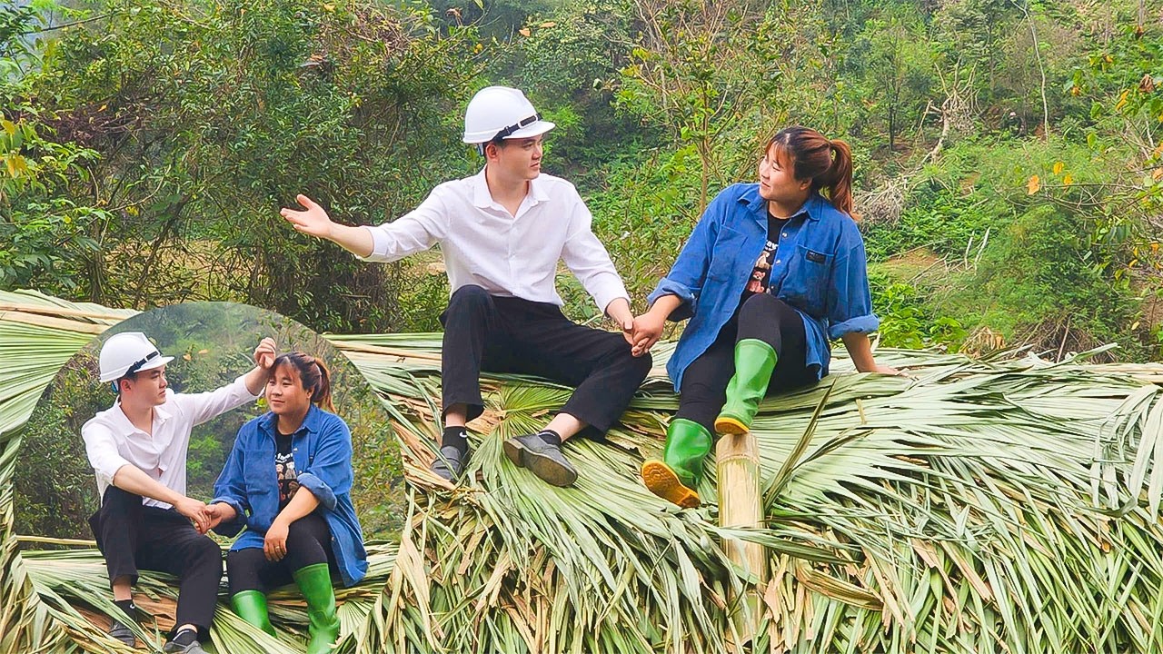 After many days of hard work - CEO Son has fulfilled 80% of Ly Thi Mai's dream - her dream house