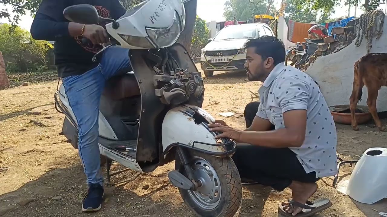 How to Install Honda Activa mudguard
