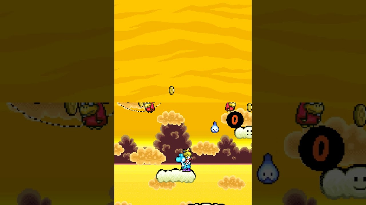 Yoshi's Island DS - Baby Mario, Baby Peach and Baby Donkey Kong crying