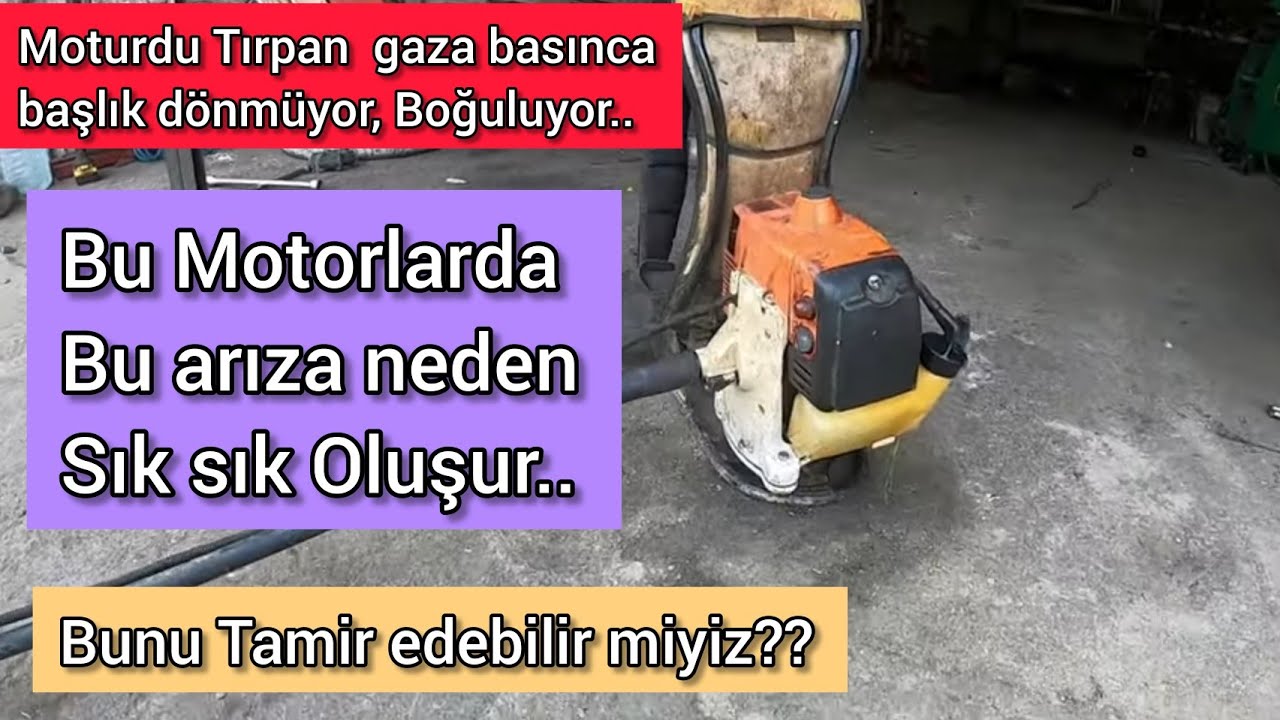 Motorlu tırpan Şaft dönmüyor / Stihl Fr 480 Motorlu tırpan Tamiri