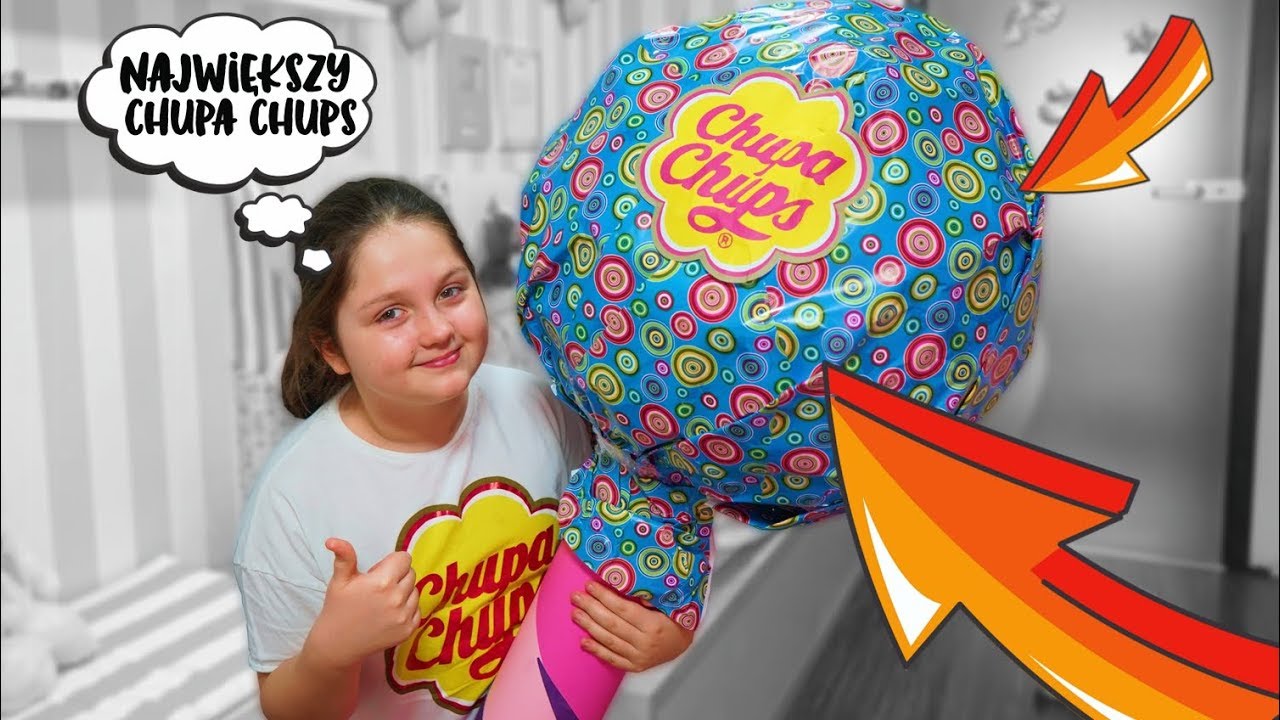DOSTAŁAM NAJWIĘKSZY LIZAK CHUPA CHUPS 🍭 NA ŚWIECIE 😱 PRANK!