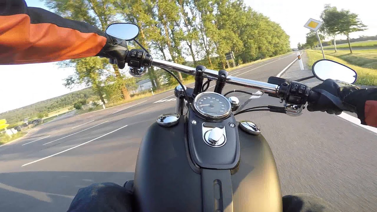 Fat Bob 103 CUI Testride - fast ride and acceleration