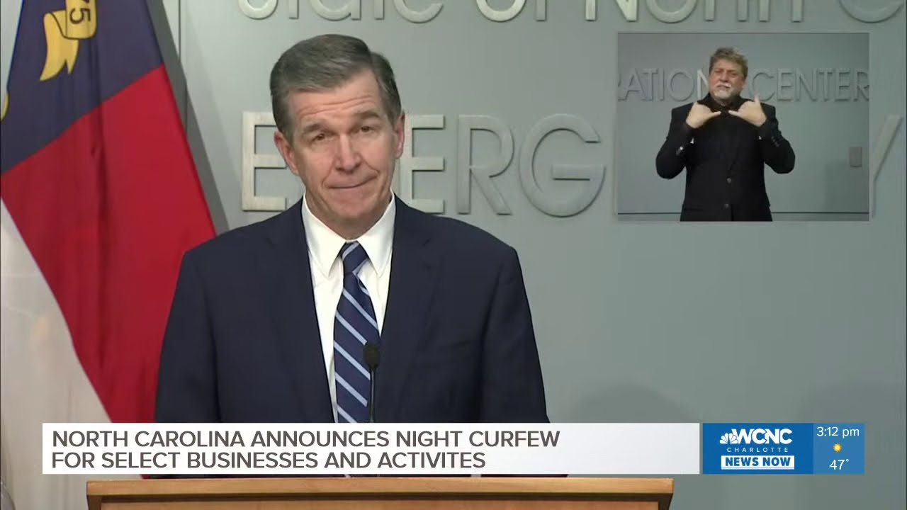 North Carolina announces night curfew amid rising coronavirus trends