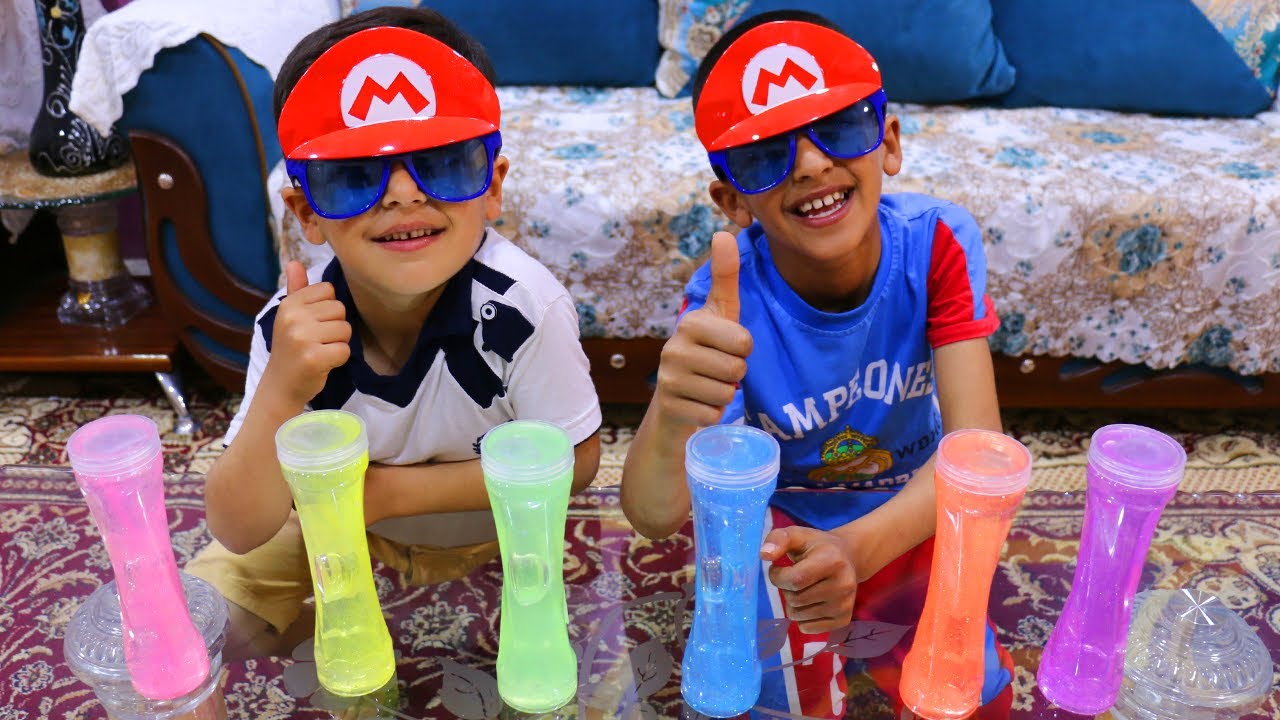 يوسف وعبودي مع السلايم السحري !! Magic Slime