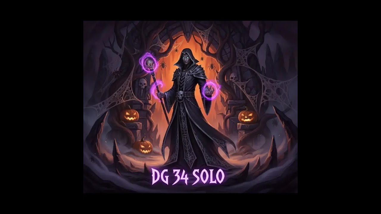 Necro solando dg 34 halloween - warspear online
