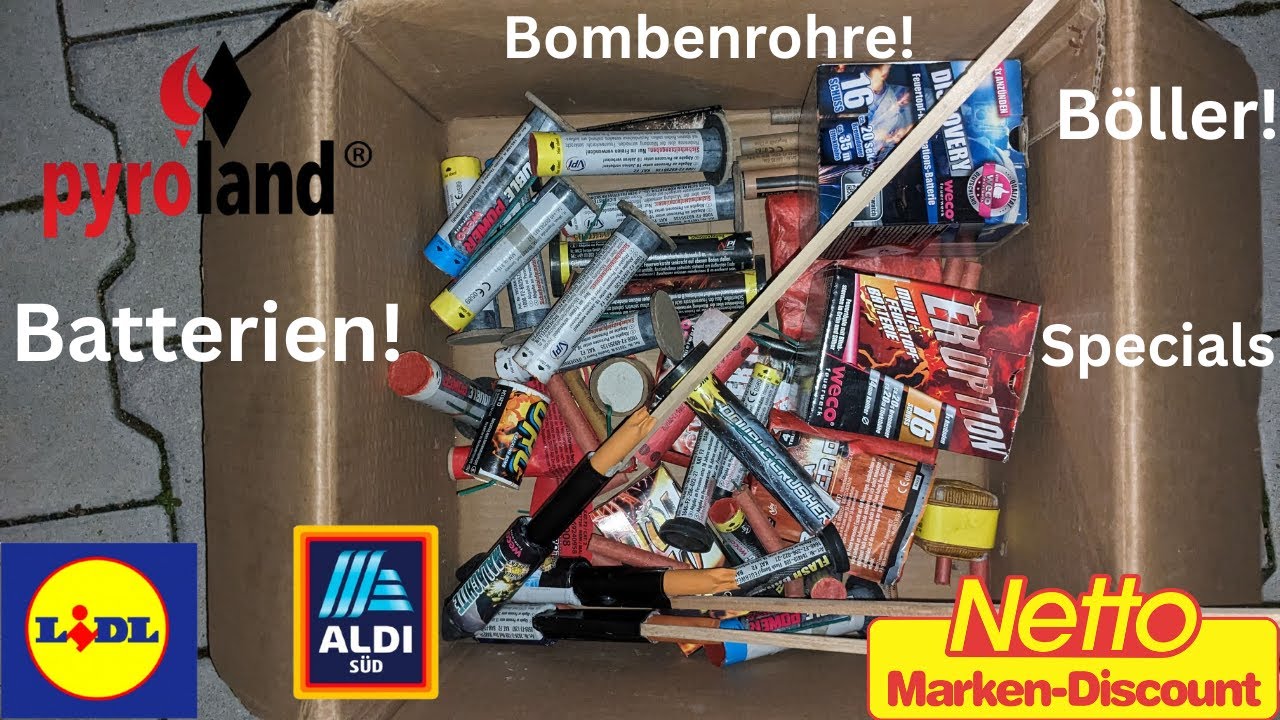 XXL Kiste voller FEUERWERK! Batterien, Böller und vieles mehr! 🔥🔥 Silvestervorfreude 2025/2026