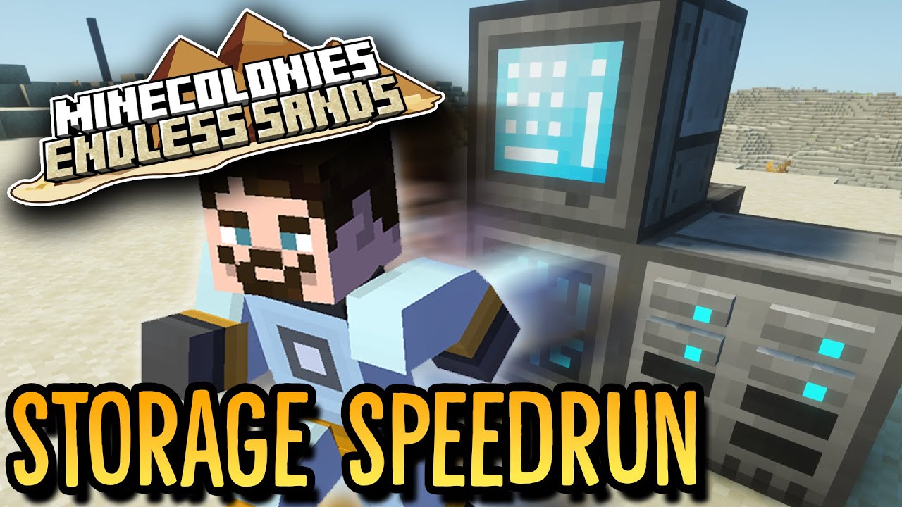 Minecolonies - Endless Sands: Компьютерное скоростное прохождение #7