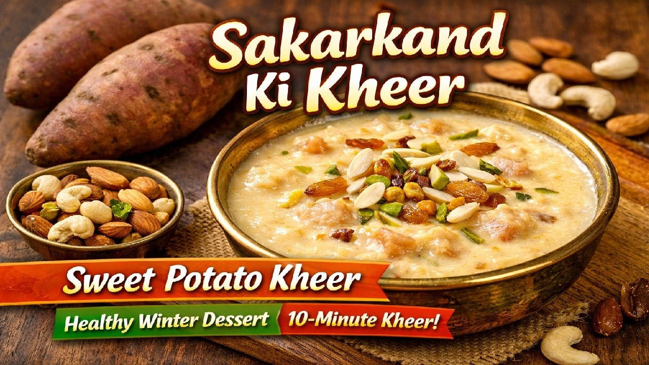 Sakarkand Ki Kheer Recipe | Sweet Potato Kheer | Healthy & Delicious Indian Dessert |Happy Kitchen|