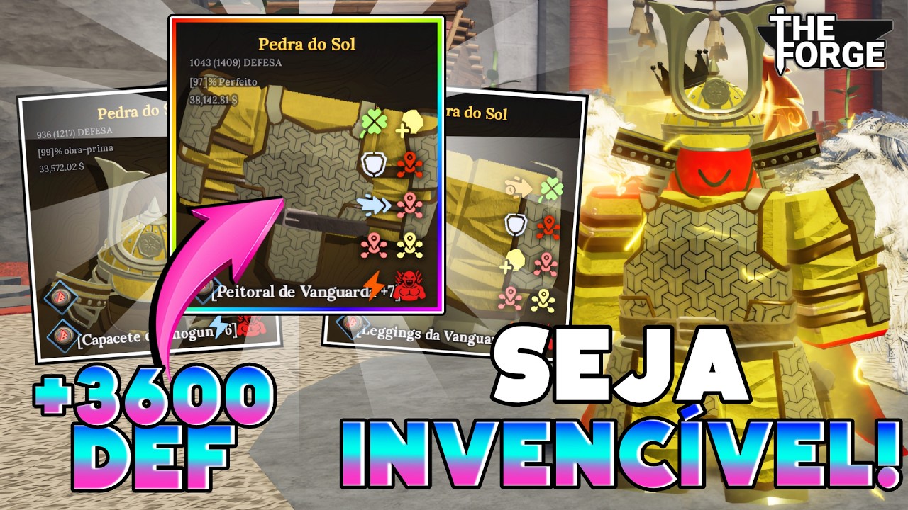 ESSE É O NOVO MELHOR SET PRA VOCÊ CRAFTAR NO THE FORGE!