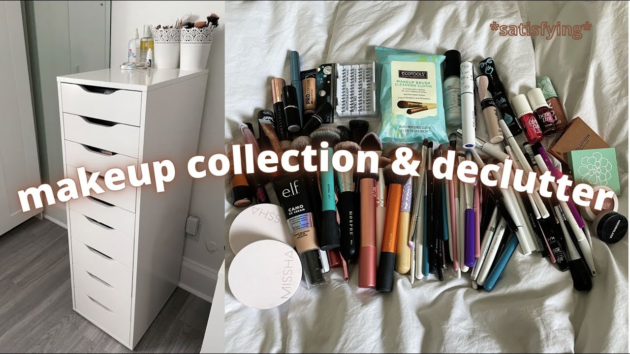 makeup collection DECLUTTER ✨ | 2022