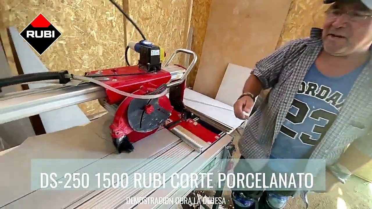 DEMOSTRACIÓN EN OBRA DS 250 1500  RUBI @RUBITools  #RUBI