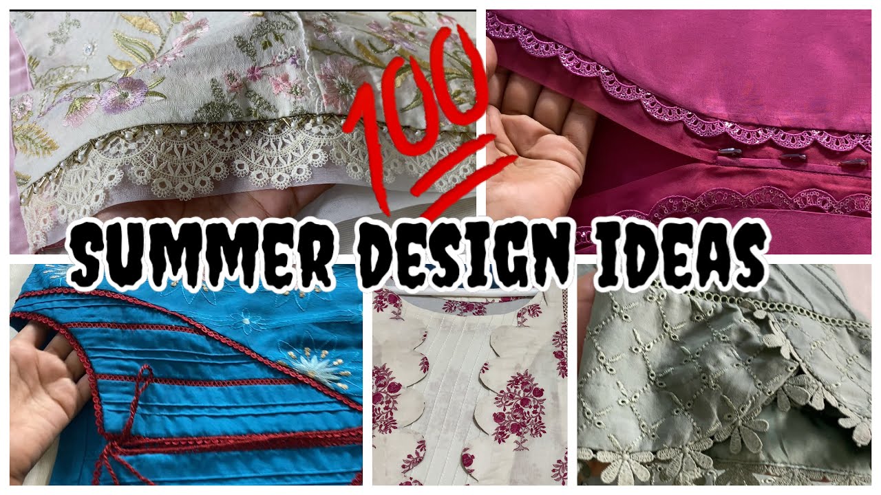 How to design your summer dress #dress #design #neck #sanookbysumera