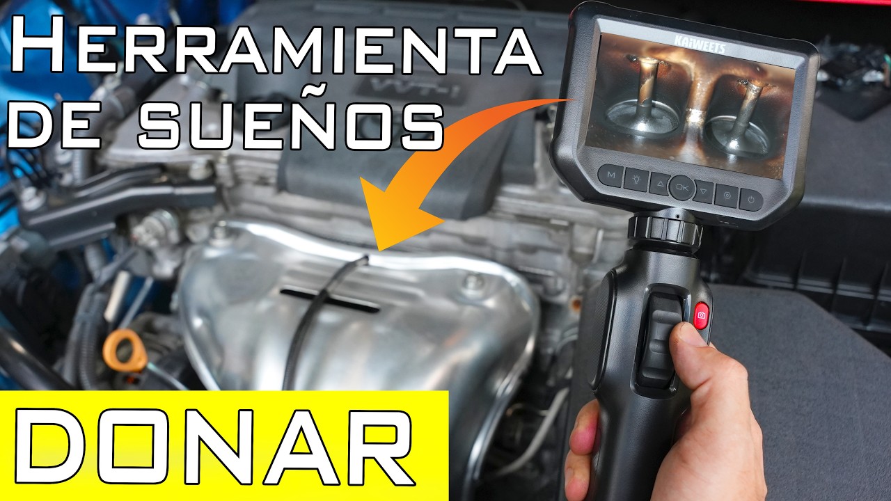&iexcl;Esta peque&ntilde;a c&aacute;mara boroscopio puede llegar a cualquier lugar dentro de su motor!